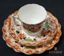 Trio Stara Porcelana filiżanka Wellington kwiaty