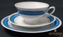 Trio Stara Porcelana filiżanka niebiesko czarna