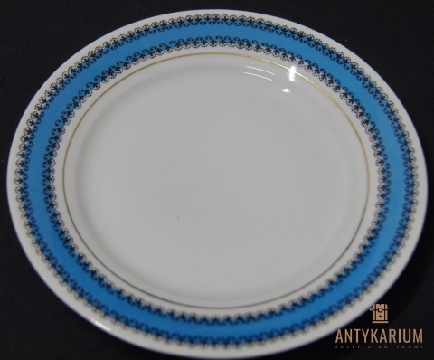 Trio Stara Porcelana filiżanka niebiesko czarna