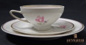 Trio Stara Porcelana filiżanka róża
