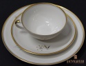 Trio Stara Porcelana złocenia