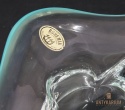 Bohemia patera zielona poświata 41cm