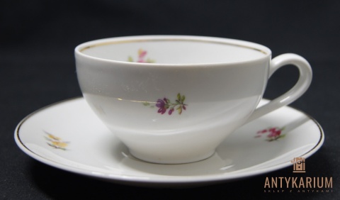 Filiżanka porcelana bogato zdobiona Karl Ens
