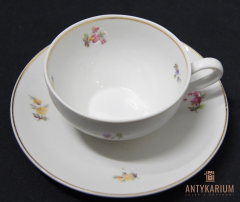 Filiżanka porcelana bogato zdobiona Karl Ens