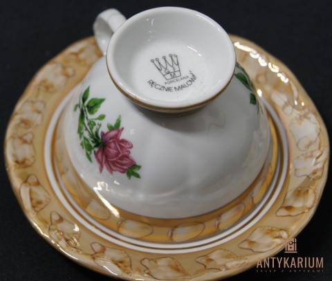 Filiżanka porcelana bogato zdobiona Wawel