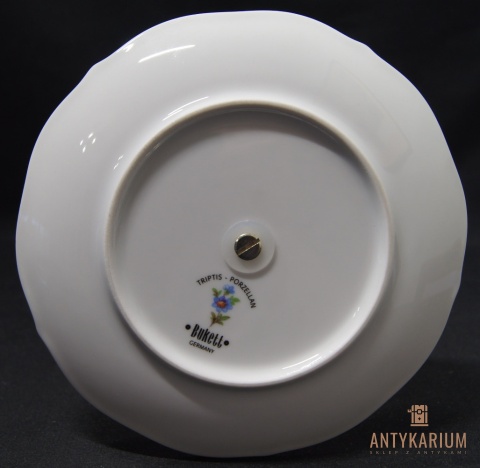 Patera Bukket bogato zdobiona kwiaty 25cm