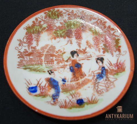 Porcelanowy serwis do herbaty JAPONIA KANJI 1920r.
