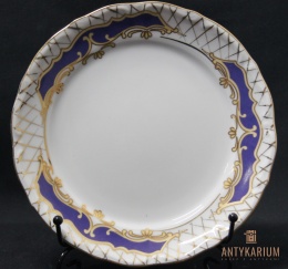Stary talerz deserowy Chodzież porcelana