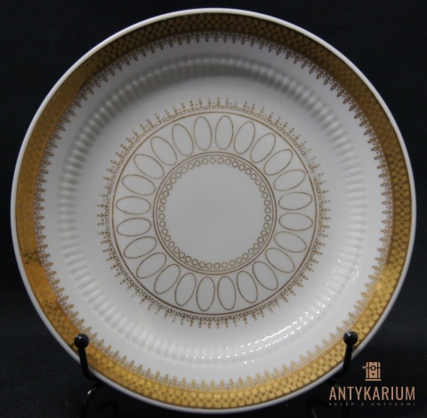 Stary talerz deserowy KAHLA porcelana