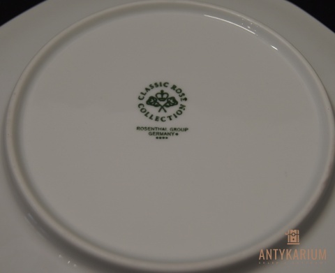 Talerz deserowy patera porcelana Rosenthal Rose Colection