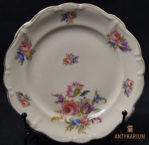 Talerz deserowy porcelana Rosenthal Pompadour 1930r.
