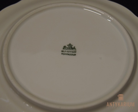 Talerz deserowy porcelana Rosenthal Pompadour 1930r.