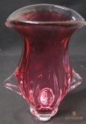 Wazon różowy 26,5cm Josef Hospodka 1960