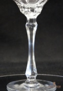 Kieliszek kryształowy Remer – Huta Józefina, Śpiewający Rubin (19 cm) – Unikat / Vintage