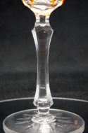 Remer stary bursztynowy kryształowy kielich do wina 19cm