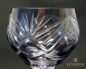 Remer stary fioletowy kryształowy kielich do wina 21cm