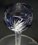 Remer stary fioletowy kryształowy kielich do wina 21cm