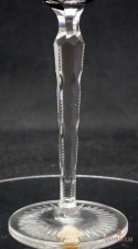 Remer stary rubinowy kryształowy kielich do wina 22cm