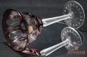 Remer stary śliwkowy kryształowy kielich do wina 19,5cm
