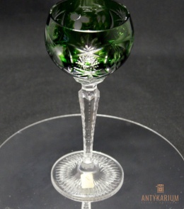 Remer stary zielony Nachtmann kielich do wina 18cm