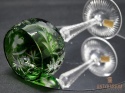 Remer stary zielony Nachtmann kielich do wina 18cm